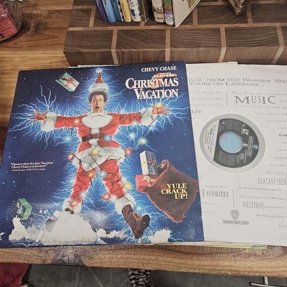National Lampoon's Christmas Vacation Chevy Chase PG-13 Laser Disc Movie - Picture 5 of 5